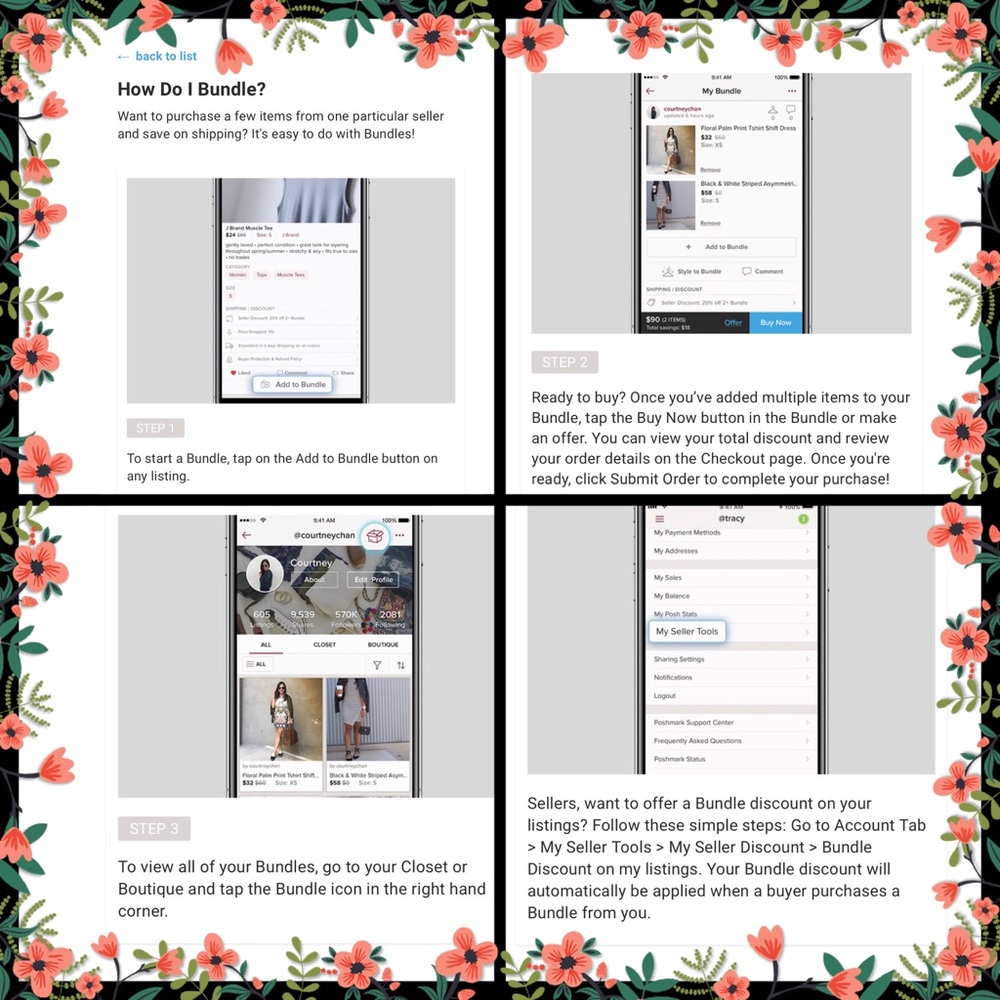 🌺HOW TO BUNDLE🌺